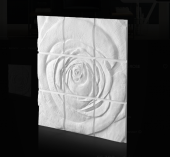 3D панель Artpole Панно Rose М-0044