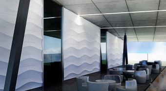 Гипсовая 3D панель Parallel Wave